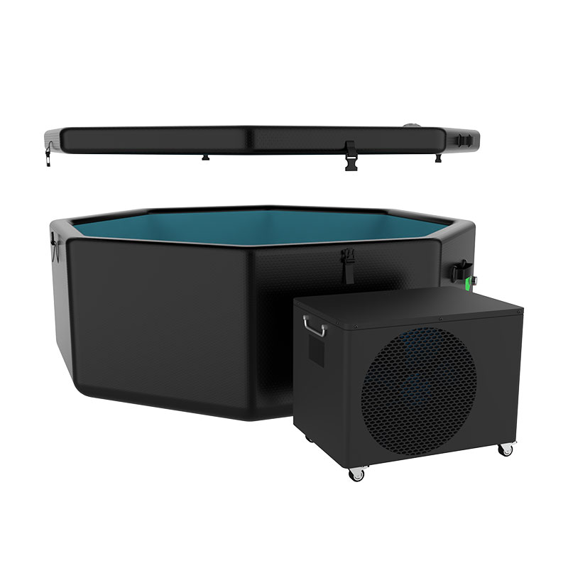 Octagon glacies mersa est Pod frigore mersa chiller