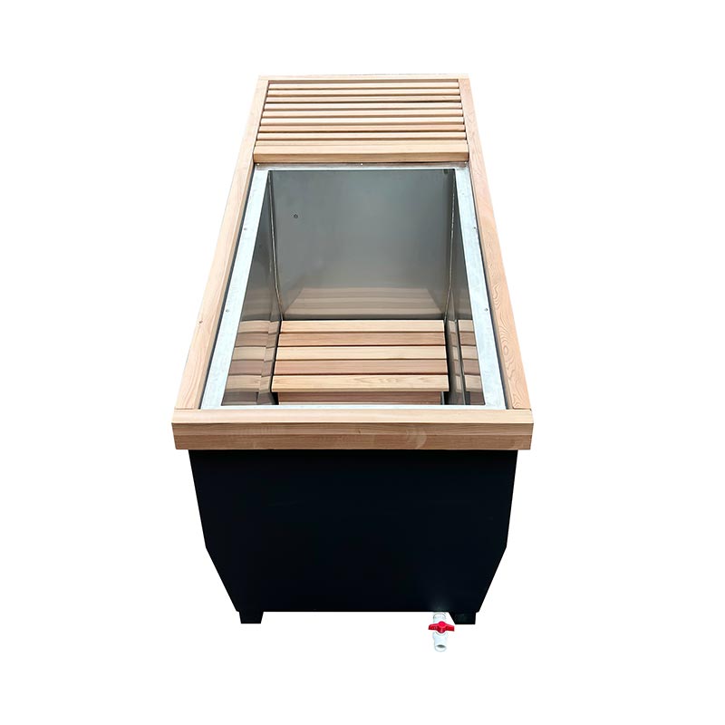 Canadian Rubrum Cedar Ice Bathtub cum CCCIV Steel Canadian Rubrum Cedar Ice Bathtub cum CCCIV Steel