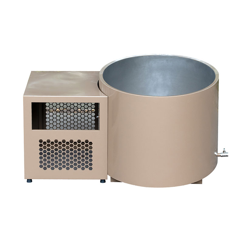 Champagne Aurum Full 304 Steel Cold Plunge Tub Champagne Aurum Full 304 Steel Cold Plunge Tub