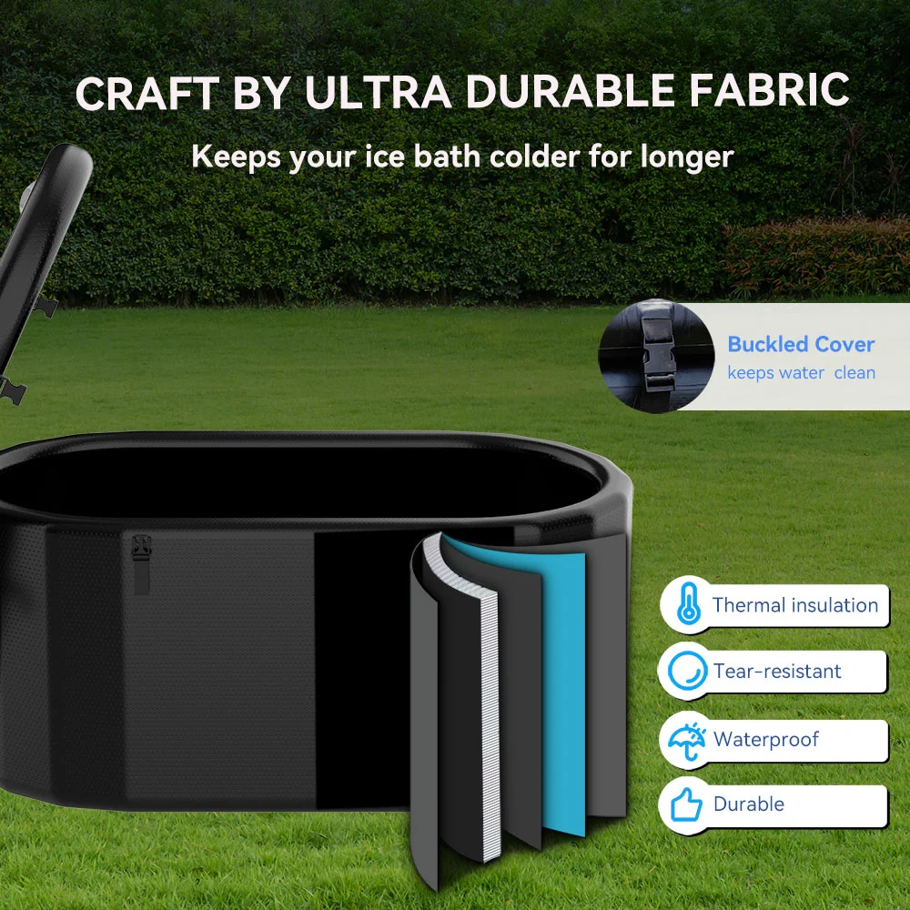 Inflatable Cold Plunge Pool Compatible With Water Chiller