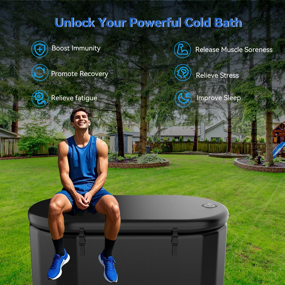 Inflatable Cold Plunge Pool Compatible With Water Chiller