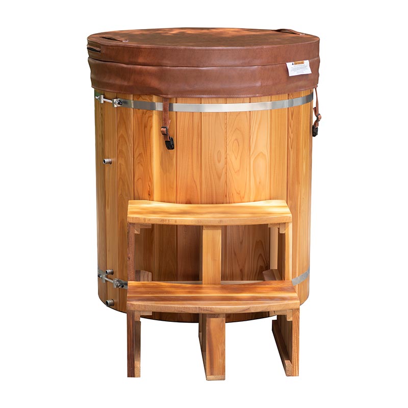Velit Rubrum Cedar Frigus demittito Tub cum CCCIV Steel Liner