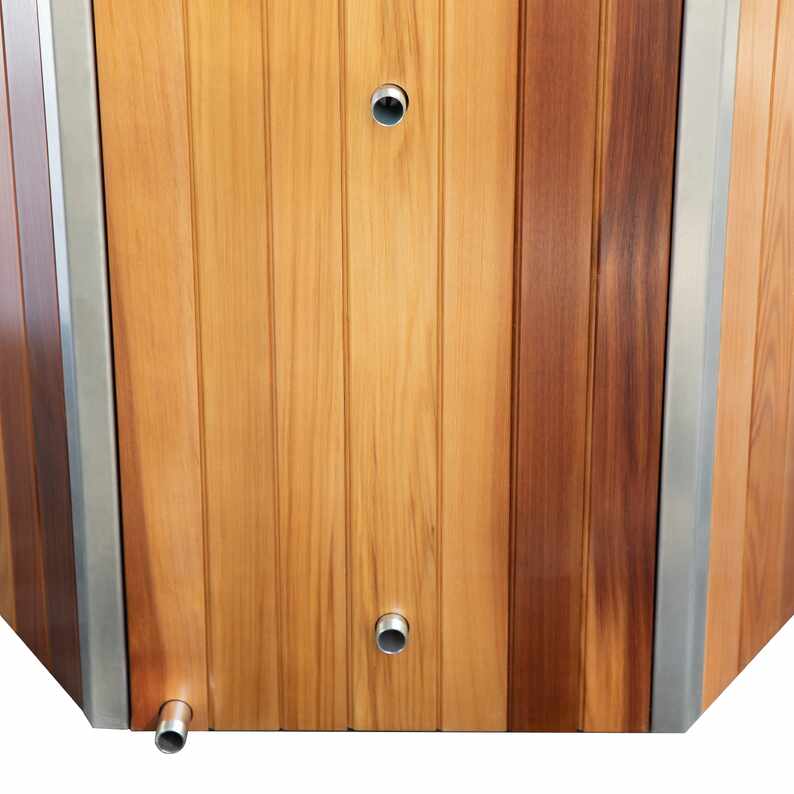 Cedar Cold demittito Tub cum Access Step