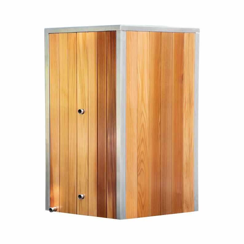 Cedar Cold demittito Tub cum Access Step